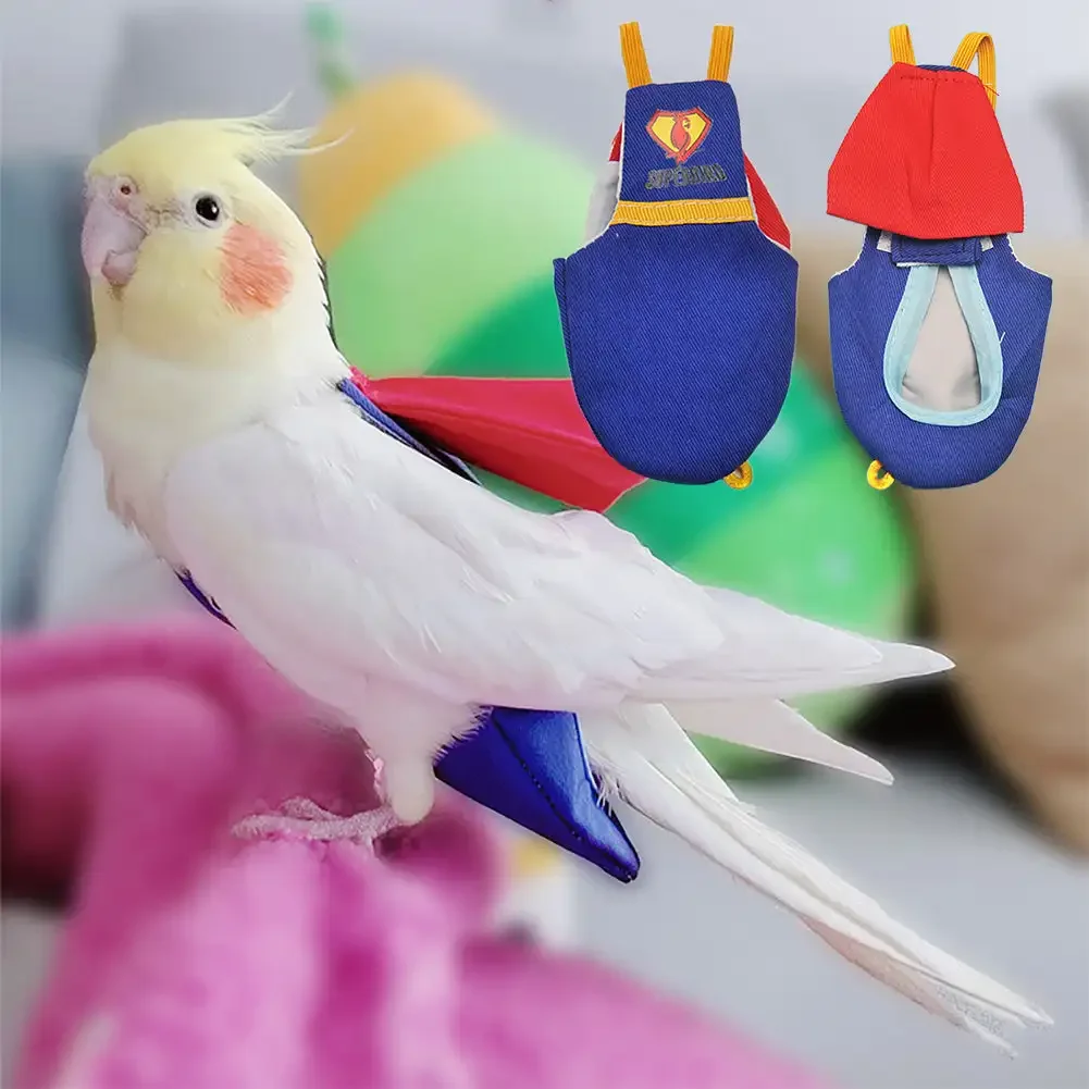 Parrot Diaper Cute Bird Physiological Diaper Cockatiel Pigeons Small Medium Large Pet Birds Flight Suit Clothes Nappy Washable - Image 3