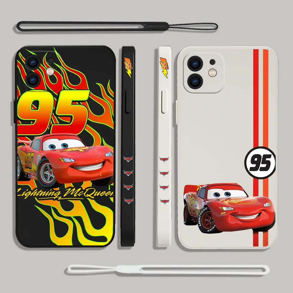 Disney Cars Lightning Mcqueen Phone Case For Iphone 14 13 12 11 Pro Max