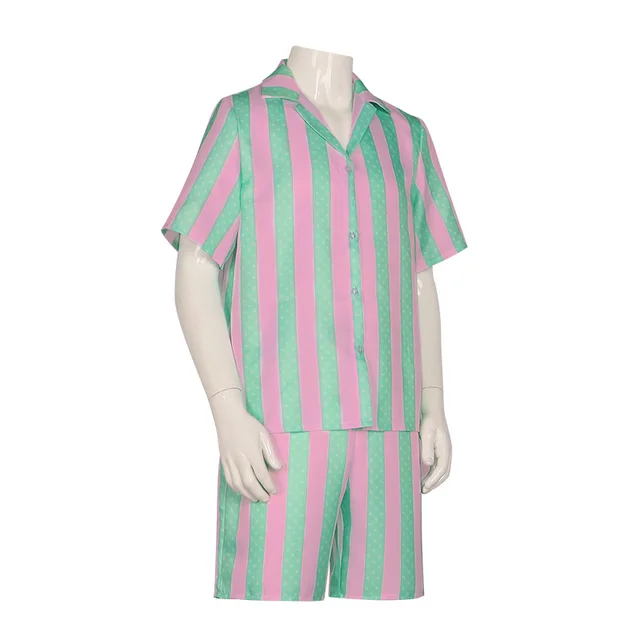 2023 Ken Ryan Gosling Barbie Cosplay For Men Hawaiian Shirts Short Pants Barbie Movie Ken's Beach Wear Set Adult Costume - Image 3