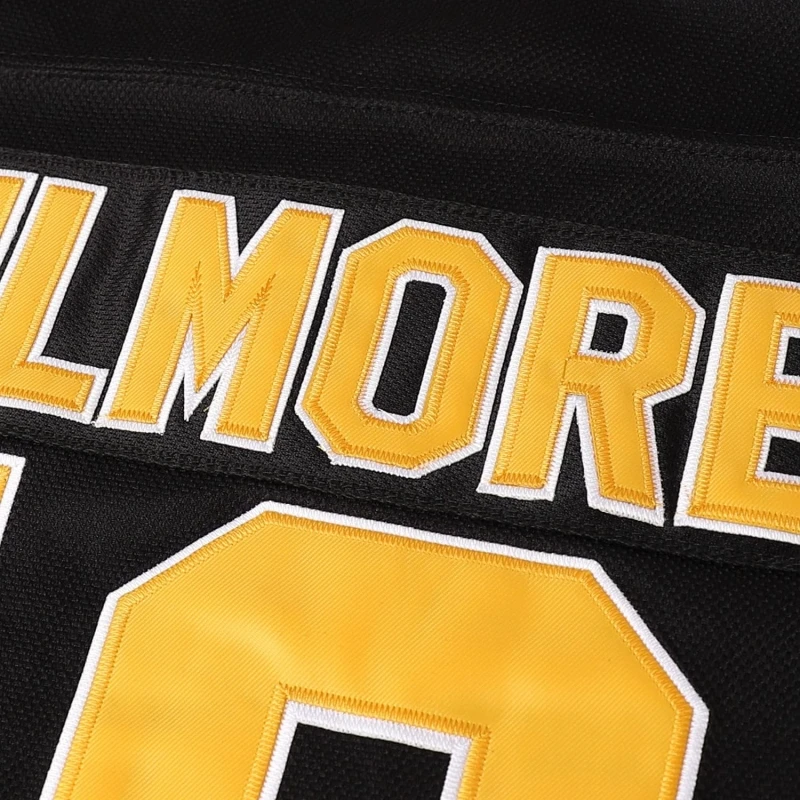 Happy Gilmore 1996 Movie Ice Hockey Jersey Men's Outdoor Sweatshirt Black Sewing Embroidery