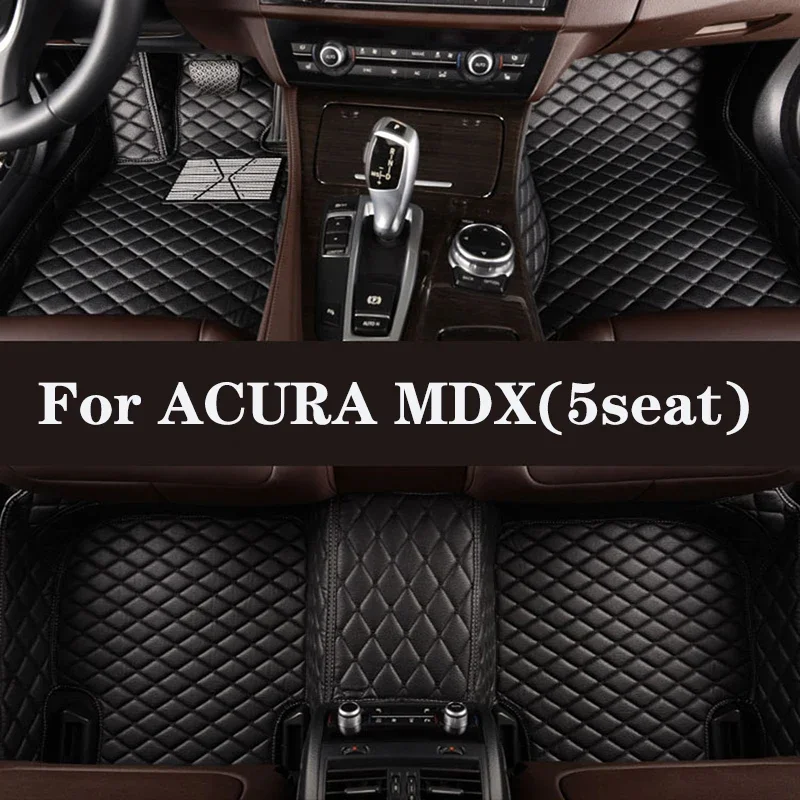 

Full Surround Custom Leather Car Floor Mat For ACURA MDX (5seat) 2007-2013 (Model Year) Car Interior Auto Parts