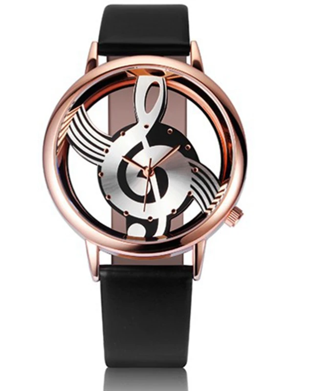 New Luxury Brand Student Watches Music Note Notation Watch Steel Wristwatch for child and Women Man Ladies Silver Clock 6