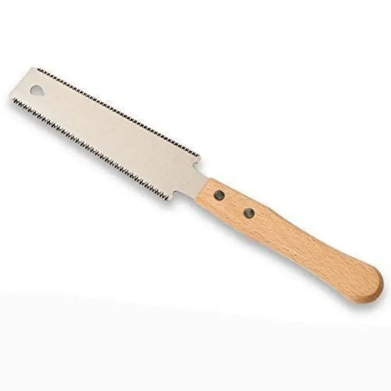 Japanese Woodworking Small Hand Saw Double Edge Blade Cutting 6-inch Blade Handsaw PVC Pipe Cutting DIY Project Triple Speed Saw