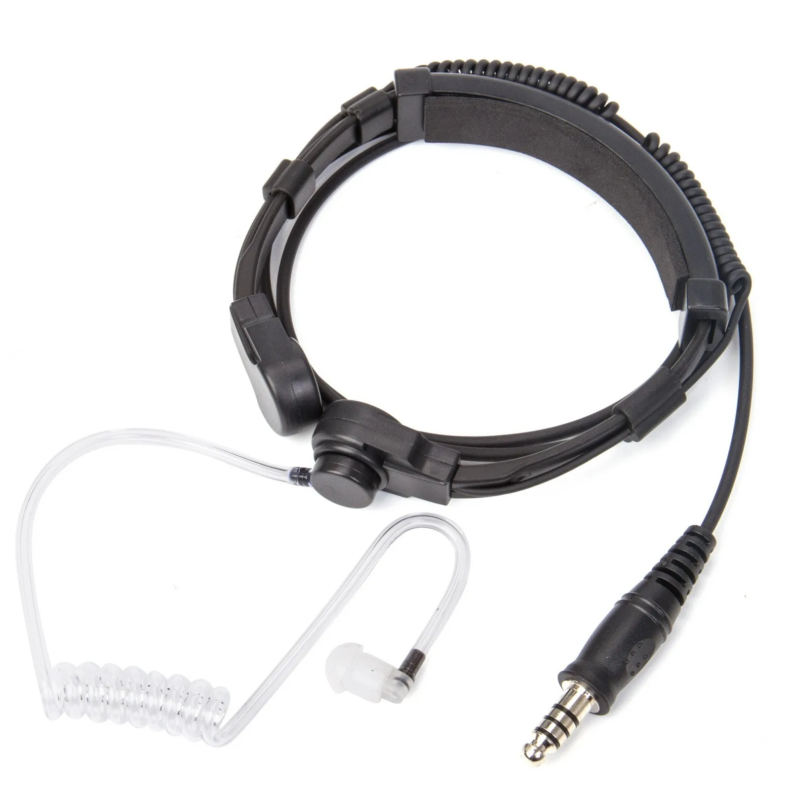 

Walkie Talkie Microphone U94 PTT Neck Throat Mic Earpiece Radio Tactical Headset for MOTOROLA MTP850S XIR P8268 P8200