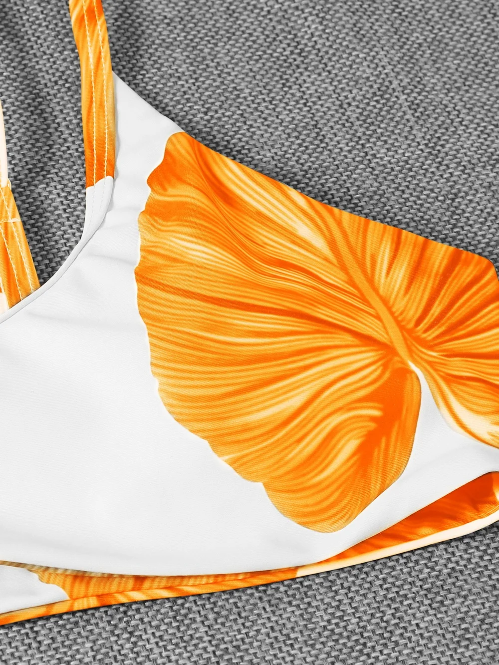 bikini shorts set Swimwear Women 2022 Bikini Set Chiffon Skirt Leaf Print Designer Maillot Three-piece Swimming Suit Beachwear Bathing New Arrival yellow bikini set