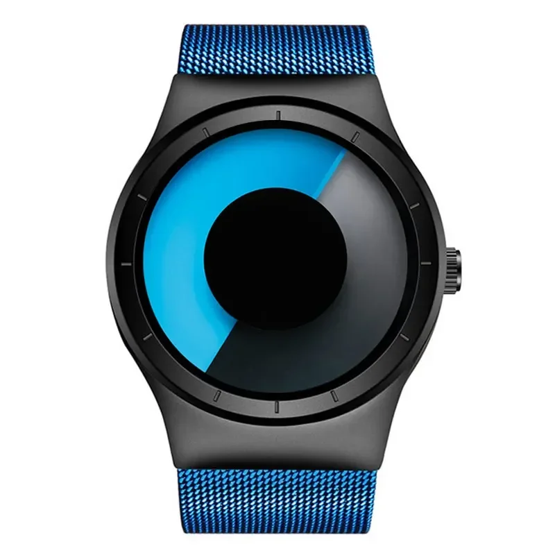 Creative Gift Quartz Watches Men Top Fashion Brand Casual Stainless steel Mesh Band Unisex Watch Clock Male female Gentleman - 3