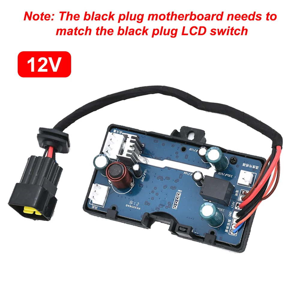 Air Heater Diesel Heater Parts For 12V 5KW Control Board Motherboard LCD Monitor Switch+Remote Control Car Air Diesel Parking Heater Car Heater Accessories