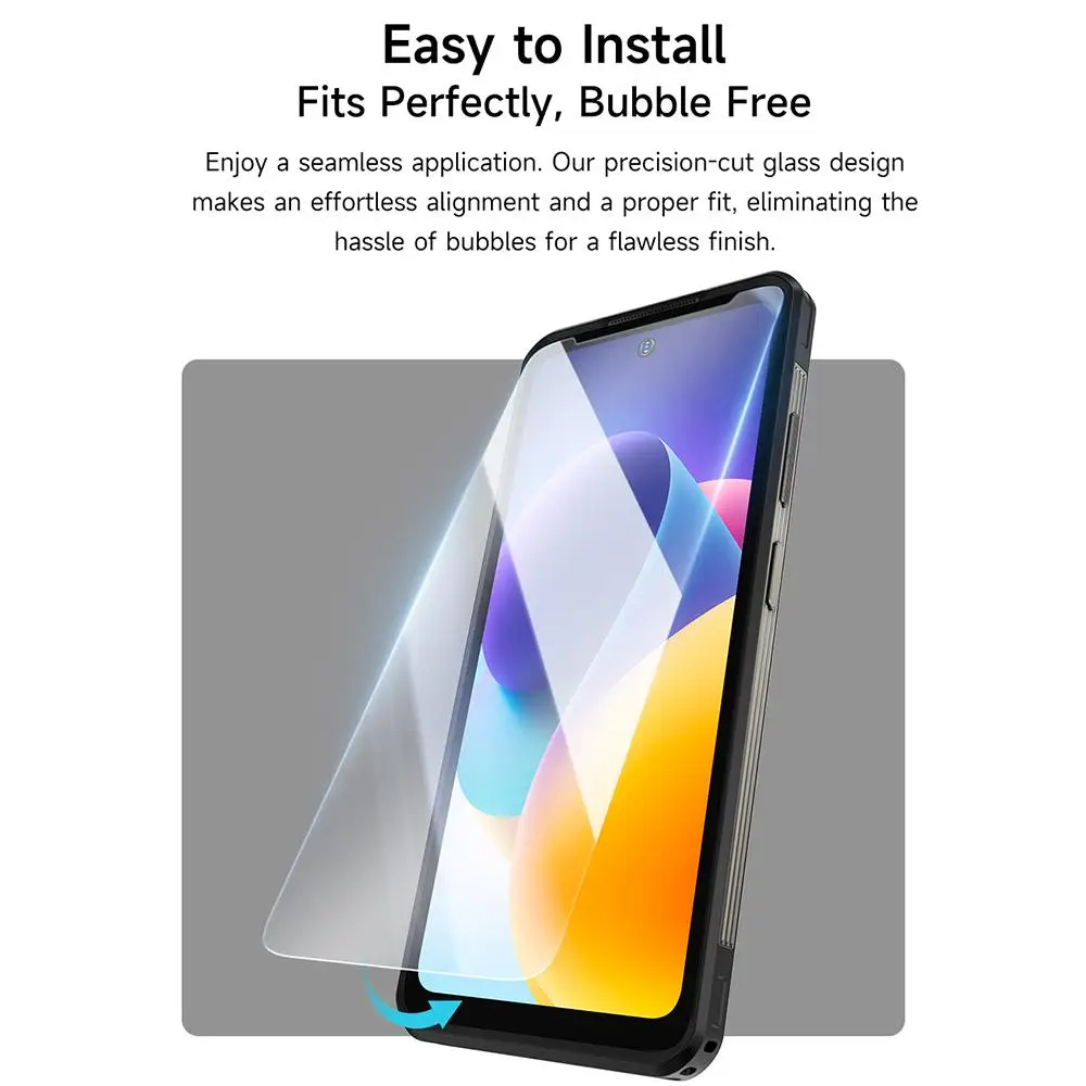 2-Pack HD Anti-Fingerprint Tempered Glass Screen Protector - Anti-Scratch Glass