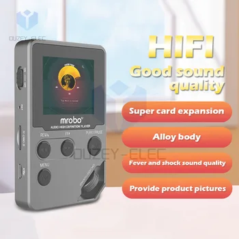 HiFi 스테레오 음악 MP3 플레이어 HD 무손실 DAC 디코딩 미니 스포츠 워크맨 휴대용 MP4 지원 FM 라디오/전자 책/레코더