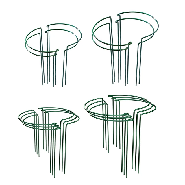 4/6 db Kerti Torony Rácsos Szív Alakú Fém Dekoratív Növényi Kertészet Rögzítő Rúd Felszerelése Cserepes Növények Virágokhoz - Image 4