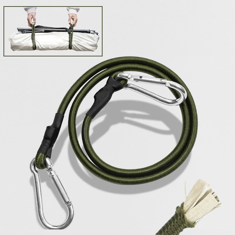 Heavy-Duty-Bungee-Cord-Elastic-Tie-Strap-String-Carabiner-Hooks-Durable ...