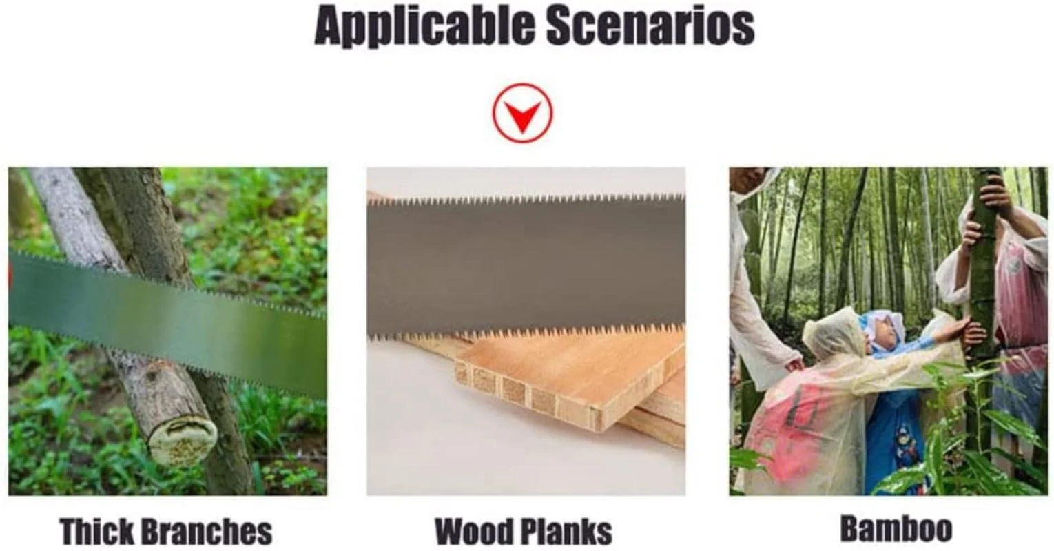 Practical 32cm Double Edge Hand Saw Japanese Ryoba Saw Double Edge Pull Saw Interchange Flush Cut Saw Flexible Blade Cut Saw