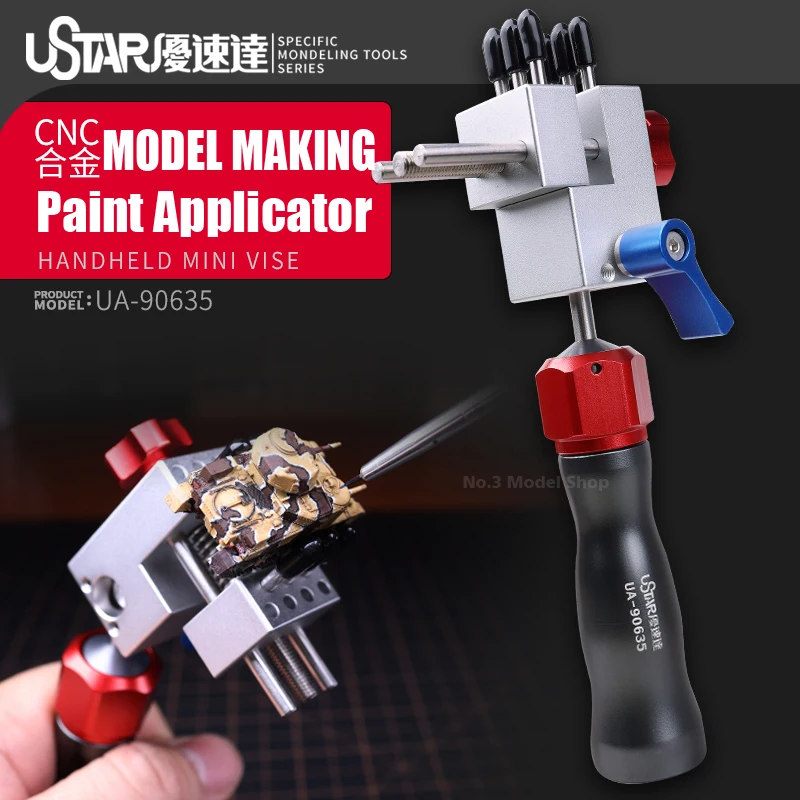 USTARHandHeldPaintApplicatorHandheldMiniViseForSoldierModels