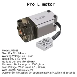 Advanced Remote Control Power Function Motor Toy with 2.4G Lithium Battery Box (L motor)