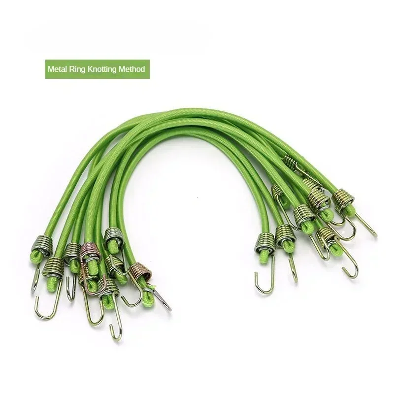 Elastic Bungee Cord Luggage Straps Rope Hooks 10Pcs cargo straps luggage strap cargo tie down strap tie down straps lashing strap bungee straps bungee cord hooks
