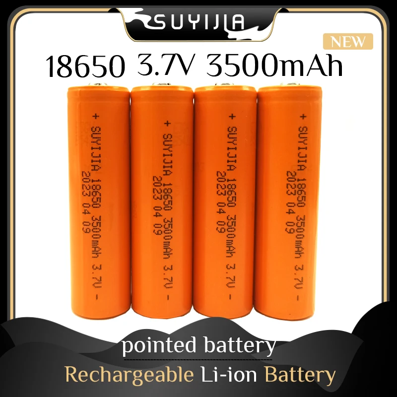 

Ture 18650 3.7V 3500mAh Battery Rechargeable Lithium Li-ion Power Batteries for Flashlight Electronic Cigarette LED Light Torch