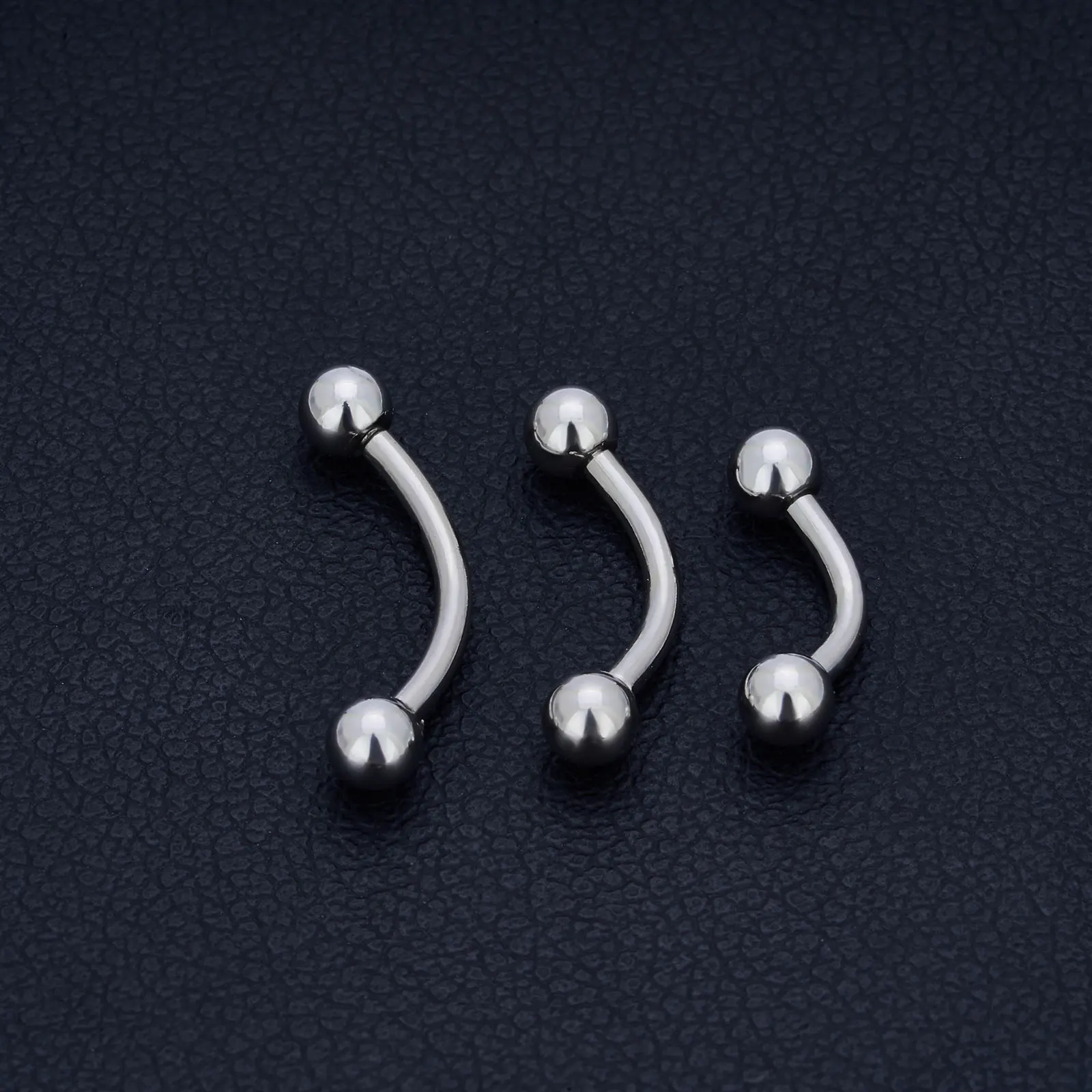 G23 Titanium Piercing Nose Stud Nose Hoop Horseshoe Spiked Cartilage Tragus Helix Ear Stud Body Piercing Jewelry 1/10PCS