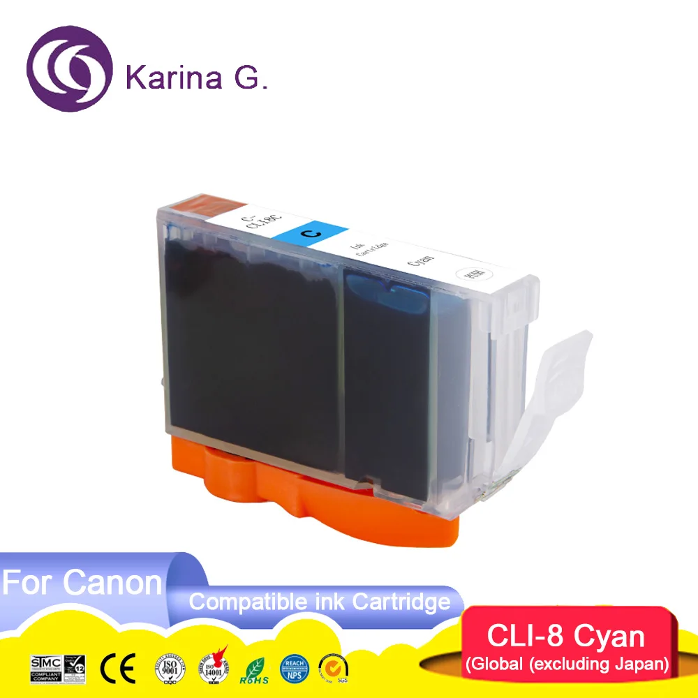 PGI-5 PGI5 CLI-8 CLI8 Compatible 4Color Inkjet Ink Cartridge for IX4000/ IX50O0