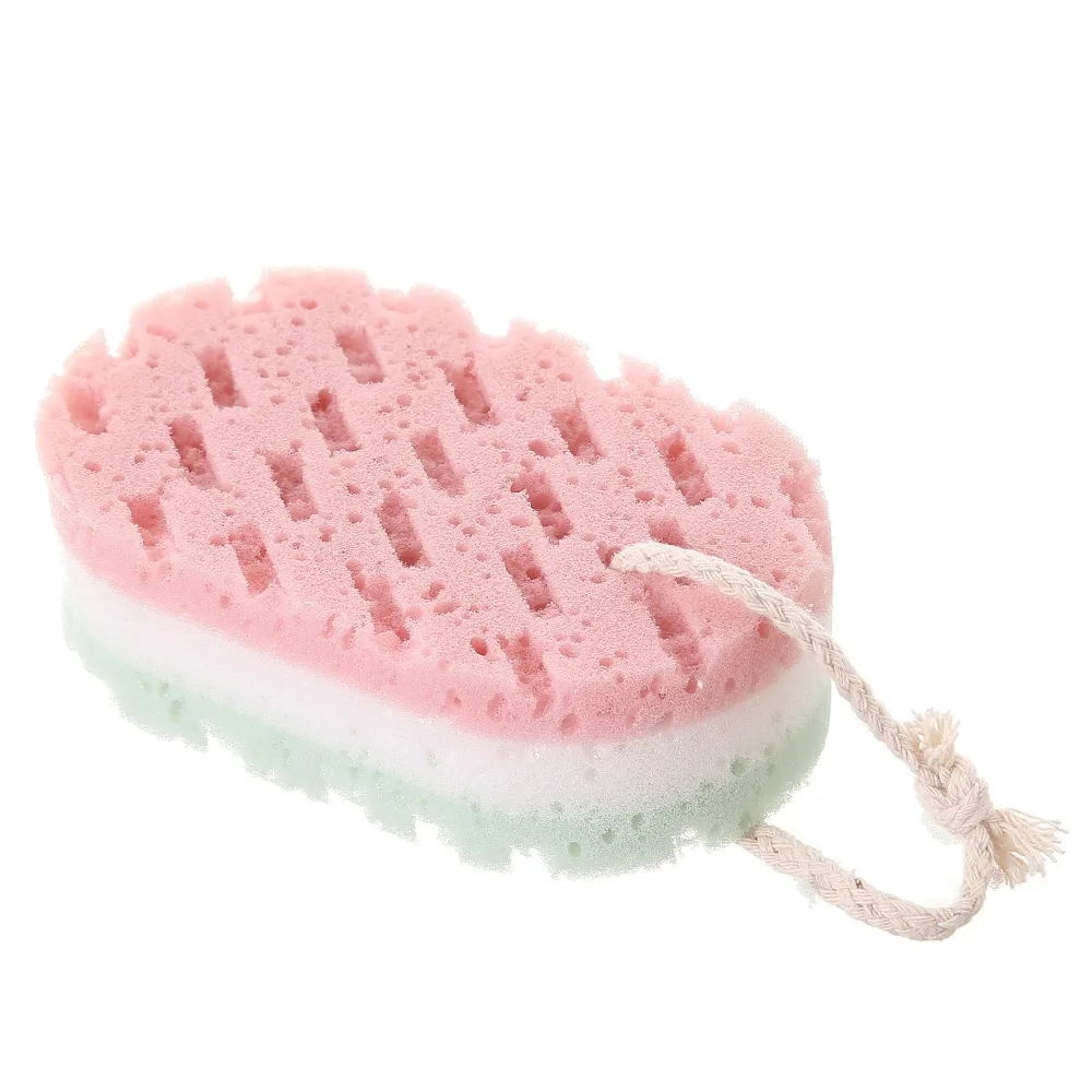 Soft Bath Sponge Body Scrub Bast Wisp Massage Brush Body Washcloth Skin Scrubber Relax Exfoliating Skincare Shower Accessories 4