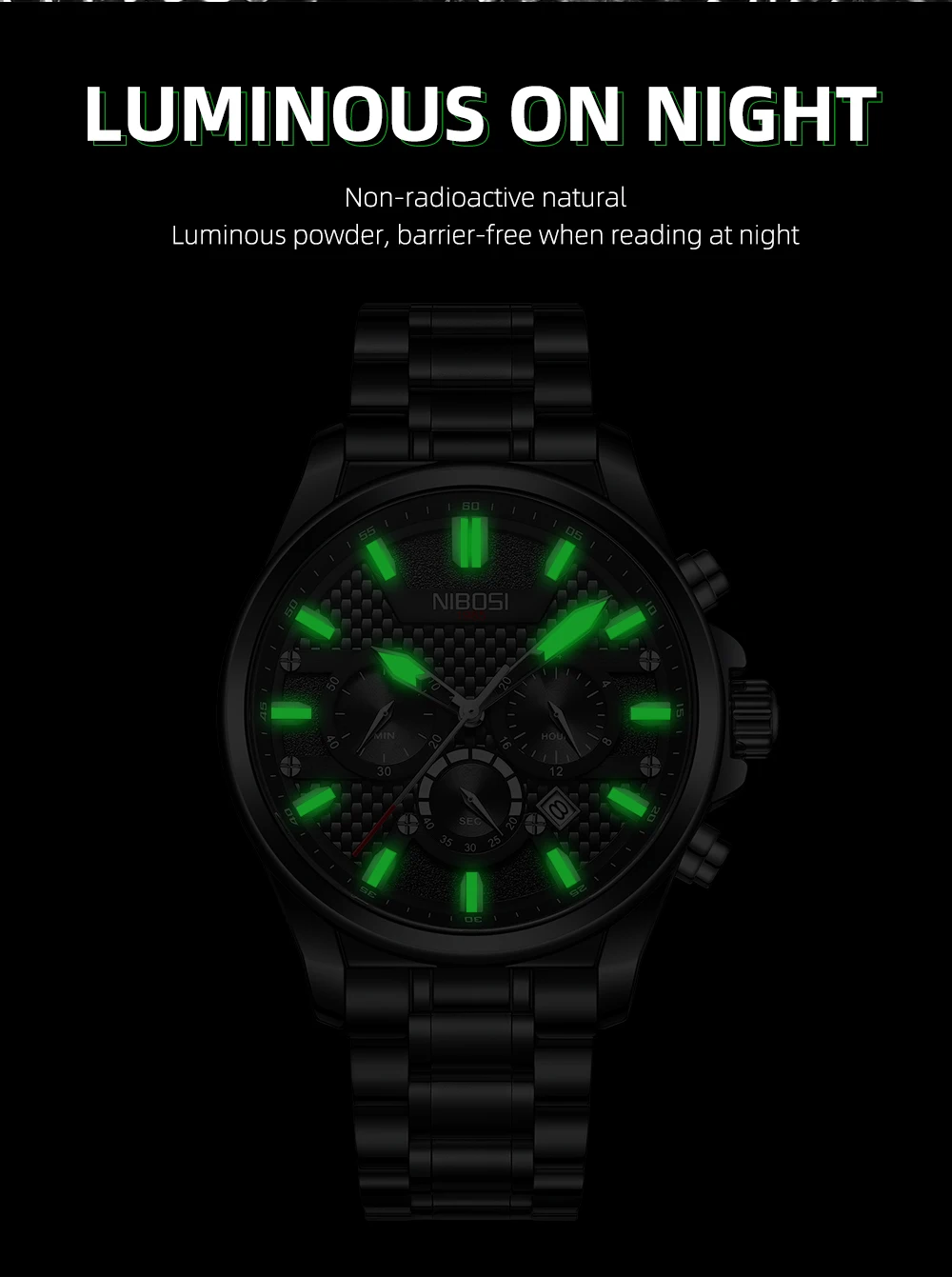 Men's & Stainless Watch 2512 Nibosi