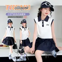 Ensemble d'été pour filles : Polo sans manches style princesse et jupe courte – Nouvelle collection tendance 2026, tailles moyennes à grandes 3