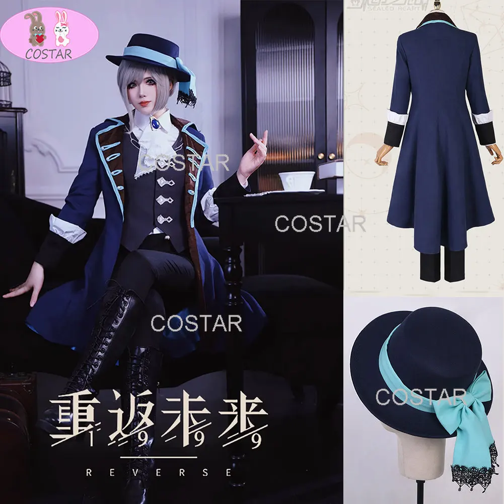 

COSTAR Game Reverse:1999 Vertin Cosplay Costume Women Cute Party Suit Top Pants Halloween Carnival Uniforms Anime Clothing Wig