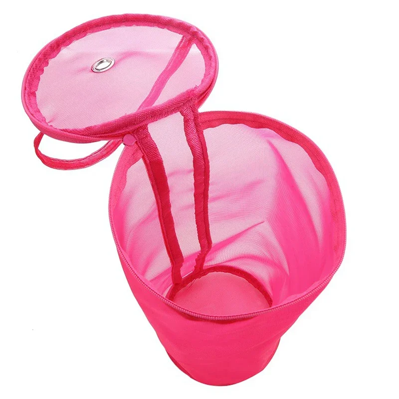 Portable Yarn Storage Bag Hollow Mesh Knitting Wool Yarn Bags Crochet Yarn Handbag Organizer Weave Tools Sewing Accessories 4