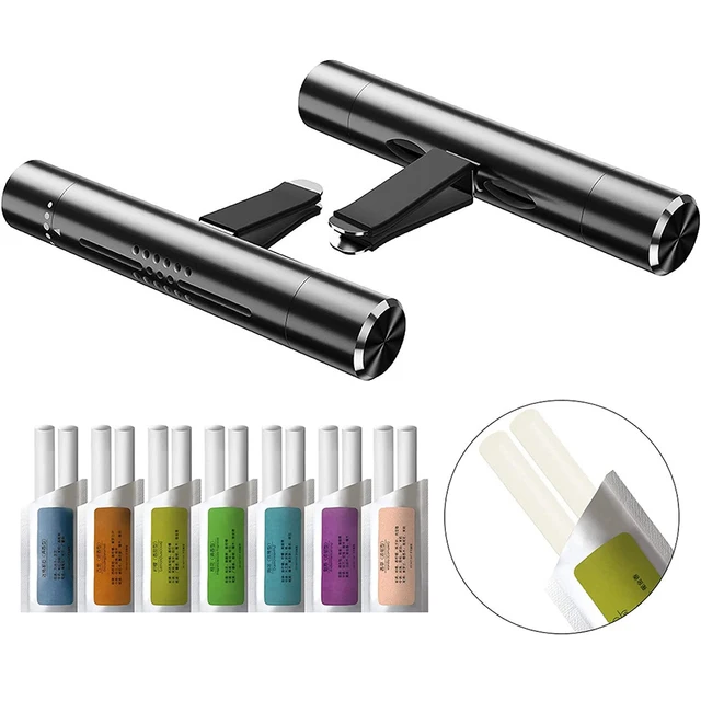 Réinitialisation de parfum d'aération de voiture, décoration de sortie de climatisation, clips d'aromathérapie, diffuseur de parfum, désodorisant, odeur d'arôme 1