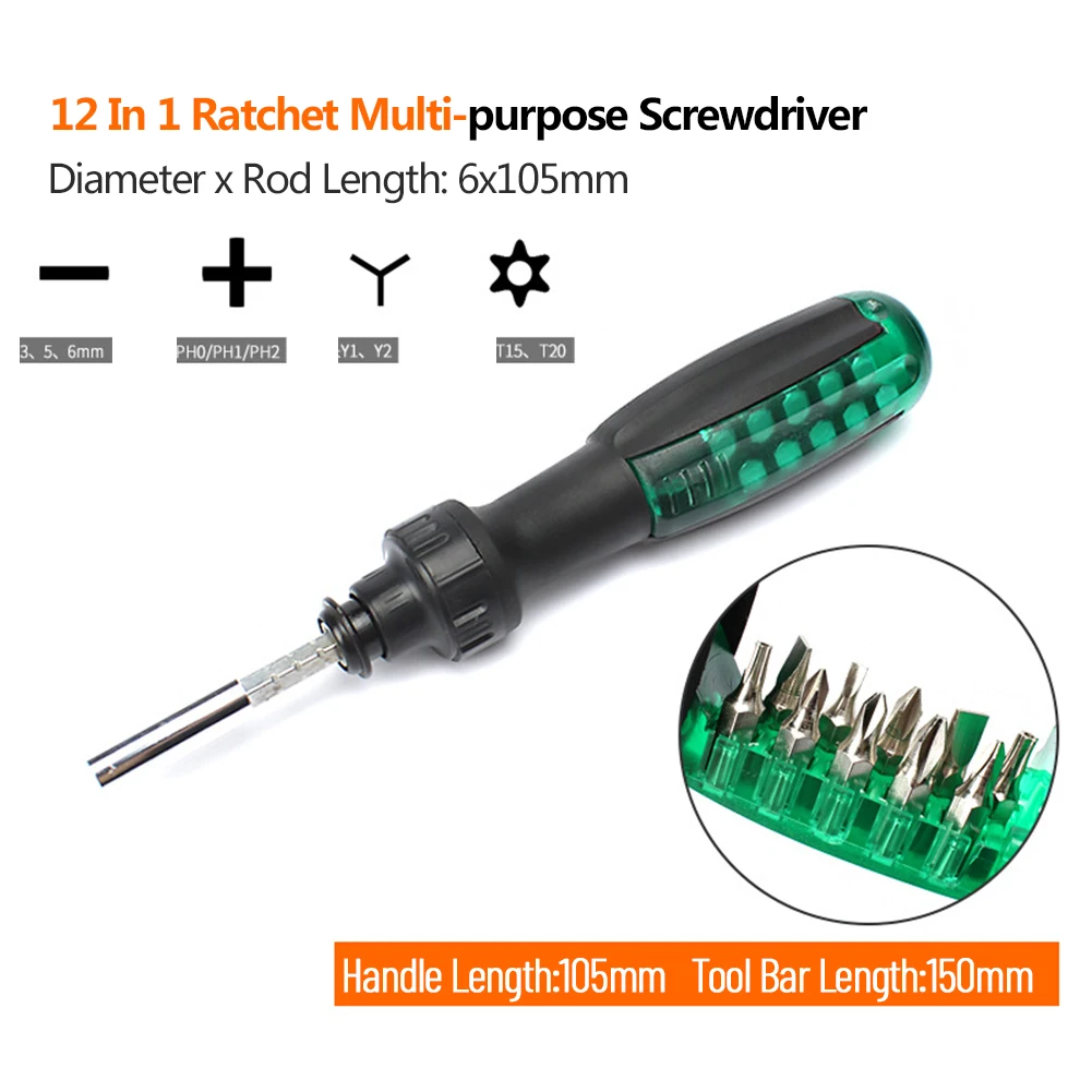 

Adjustable Screwdriver Telescopic Screwdriver High Quality Torx Screwdriver with Rubber Handle for Comfortable Grip