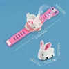 Children RC Car Mini Watch Toys With LED Lights 2.4GHz RC Car Toy Watch Rabbit Crab Racing Toys RC Car Girls Boys Birthday Gift 4