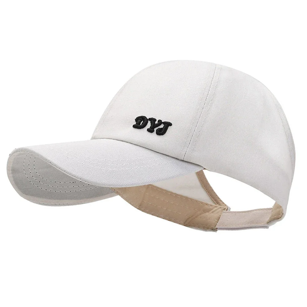 Ponytail Baseball Caps for Women Girls Summer Sunscreen Sports Hats Fashion Casual Solid Color Cap Sun Hat with Ponytail Hole