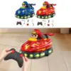 RC Bumper Car Toy with Light with Music Simple Control Sturdy RC Battle Race Vehicle for Children Family Friends Party Favor 4
