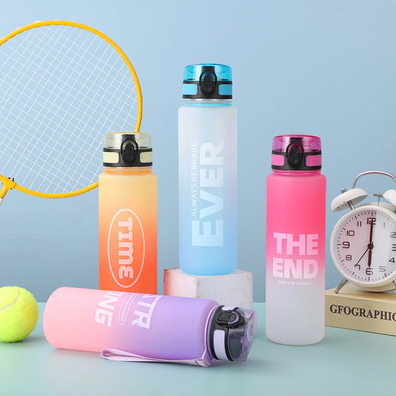 Water Bottle Sport Botella De Agua 2 Litros Vasos Con Tapa Y Pajita Free  Shipping Shaker Gym Protein Shaker Garrafa Academia Cup - Water Bottles -  AliExpress