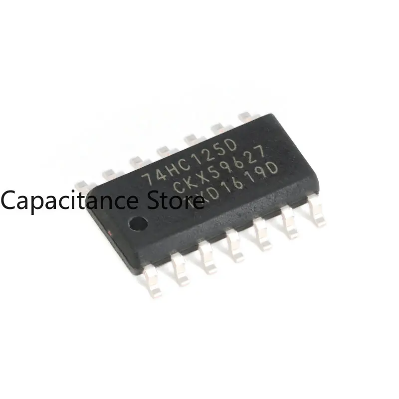 

10PCS Original Genuine 74HC125D, 653 SOIC-14 Three State Output Four Way Buffer/line Driver