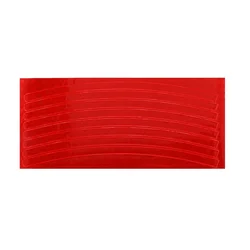 Bright Wheel Decals - Reflective Safety Strips (8Pcs-red)