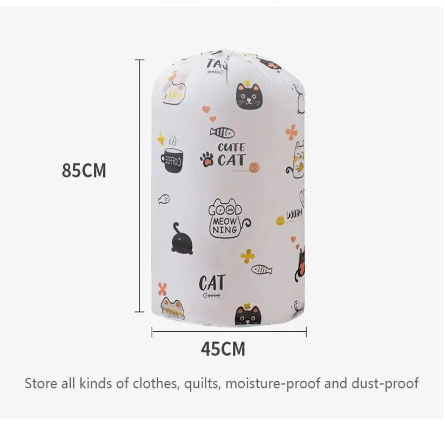 Large Capacity Foldable Clothes Organizers Storage Bag Container Quilt Pillow Wardrobe Organizer Dustproof Bedding Storage Pouch 6