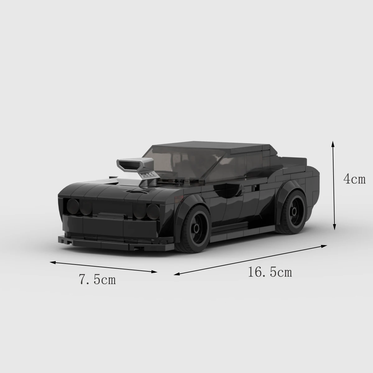 MOC Dodge challenger Charger Dom racing Speed Champion Racer Building Blocks Brick Creative Garage Toys for Boys Gifts