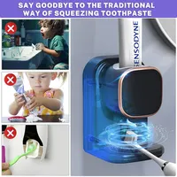 Automatic Toothpaste Dispenser Wall Mounted Electric Toothpaste Squeezer for Kids and Adults for Bathroom 1