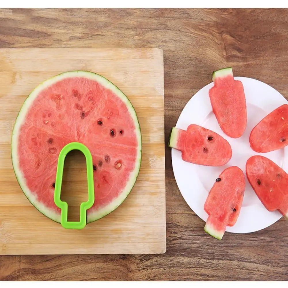 

3Pcs Stainless Steel Watermelon Slicer Tool Cute Cut Quickly Popsicle Shape Cutter Tool Watermelon Slicer Model Kitchen