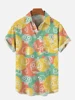 Men's Shirt Mexican Party Creative 3D Printed Tops Summer New Hawaiian Casual Loose No pockets Short Sleeve Shirt 4
