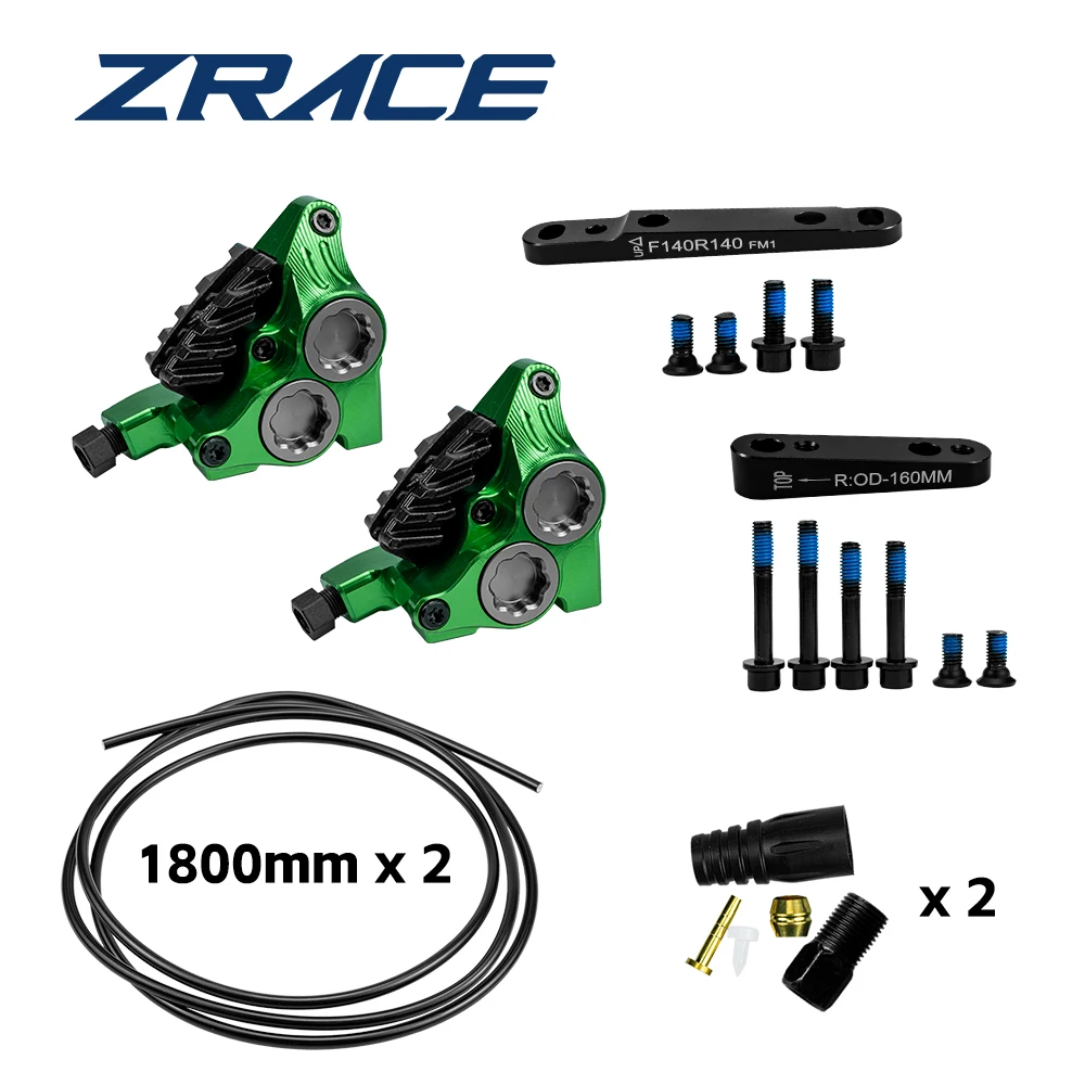 ZRACE 4ピストン ポストマウント ブレーキセット ZRACE XG4 Flat Mount 4 pistons Caliper, Road Hydraulic Brake