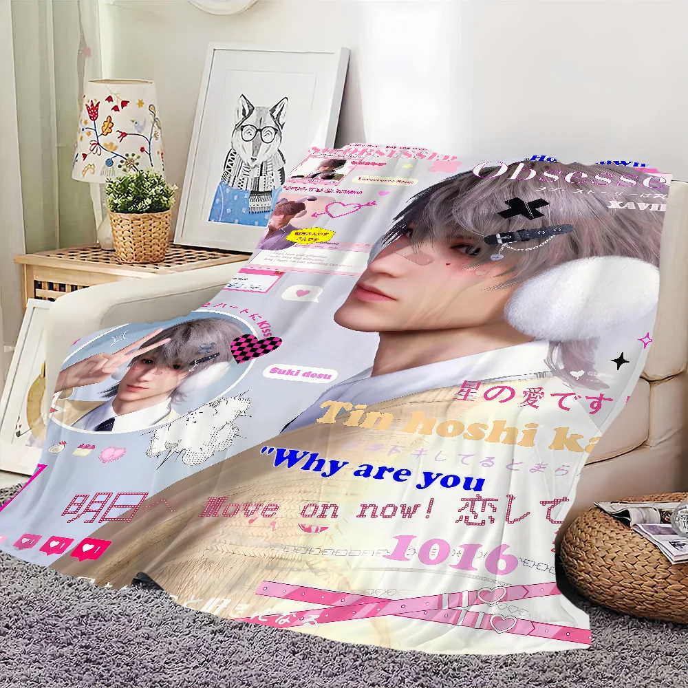 Flannel and warm xavier comfort  soft Love plush blanket for Caleb sofa living room office Deepspace bedroom Sylus travel  gift 3