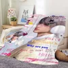 Flannel and warm xavier comfort  soft Love plush blanket for Caleb sofa living room office Deepspace bedroom Sylus travel  gift 3