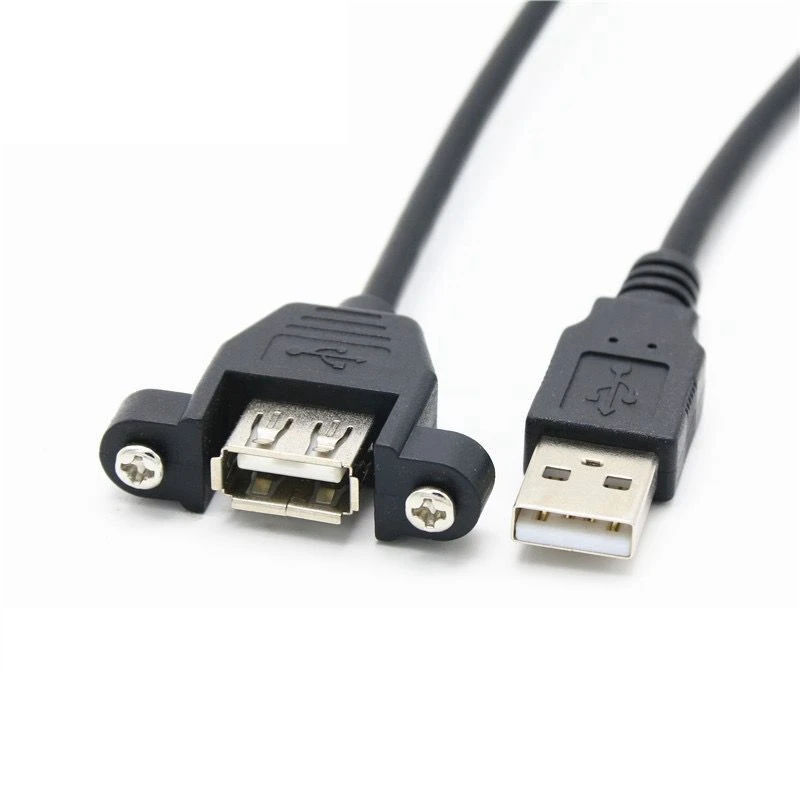 

USB 2.0 Extension Cord With Ear usb Cables Male to Female Wire Extend For PC Laptop Projector Mouse Keyboard USB cable Extender