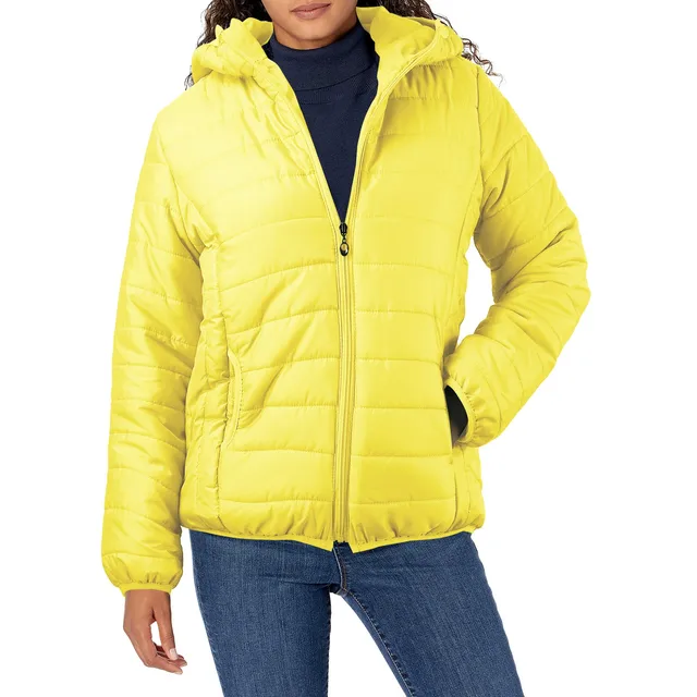 Lightweight Padded Autumn Winter Jackets Women's Jackets Hooded Ultralight Quilted puffer Solid Coat for Warm Duck Down Coat 2