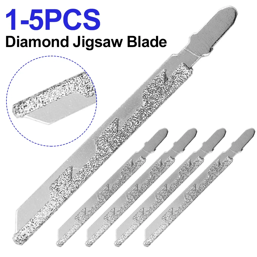 Jig Saw Blades 101mm T-shank Diamond Jigsaw Blade for Marble Stone Granite Tile Ceramic Cutting Stone Processing Ceramic Tile Cutting Tool