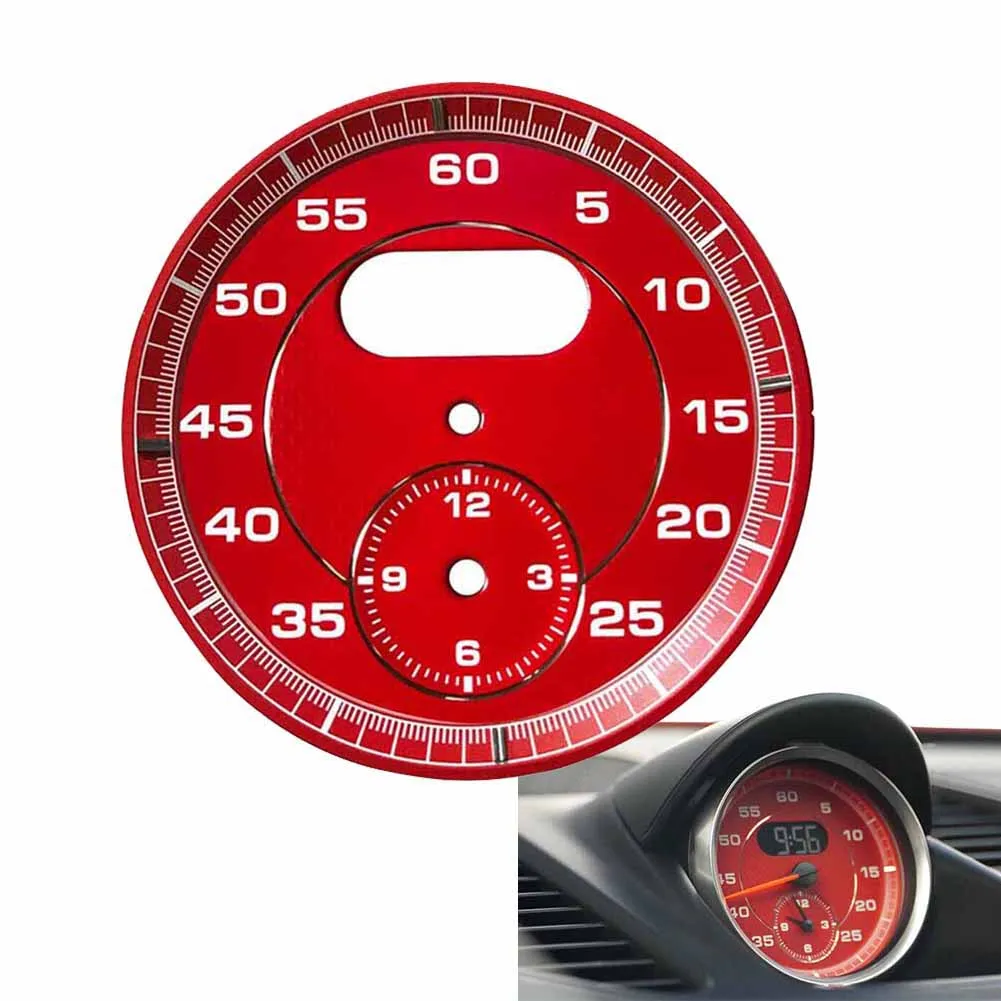 

Красный металлический циферблат, 1 шт., датчик для часов 911 13-2019 для Carrera 997 05-2012, для Cayenne 11-2018, для Panamera, 981, 982