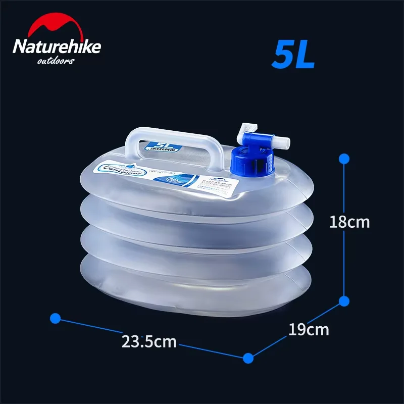  slider image of Naturehike Collapsible Water Bucket