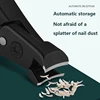Nail Clipper Set File Stainless Steel Anti Splash Finger Cutter Manicure Tool Designer Catcher Ingrown Toenail Scissors Pedicure 4