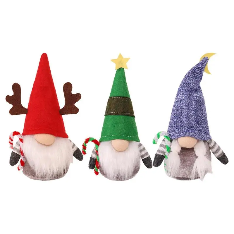 

Christmas Plush Gnomes Reindeer Christmas Faceless Dolls Cute Merry Christmas Home Pendant Gifts Ornament Decoration Accessories